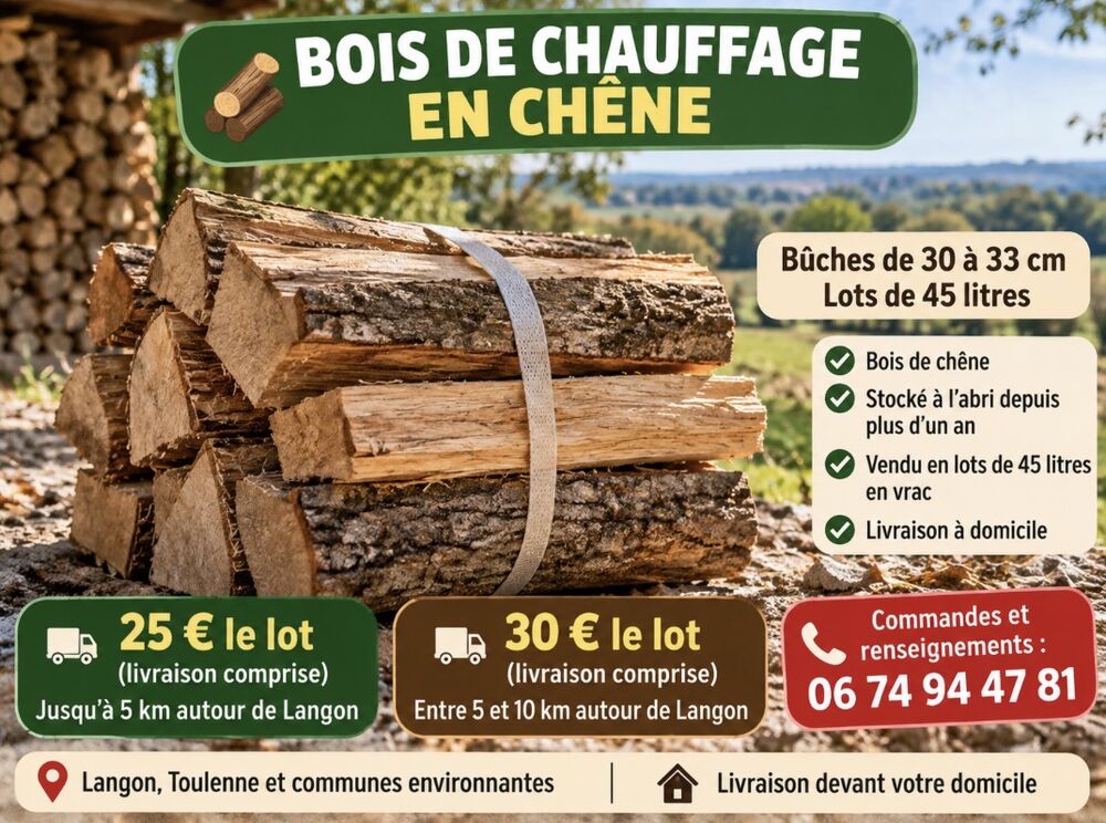   Livraison bois de chauffage  