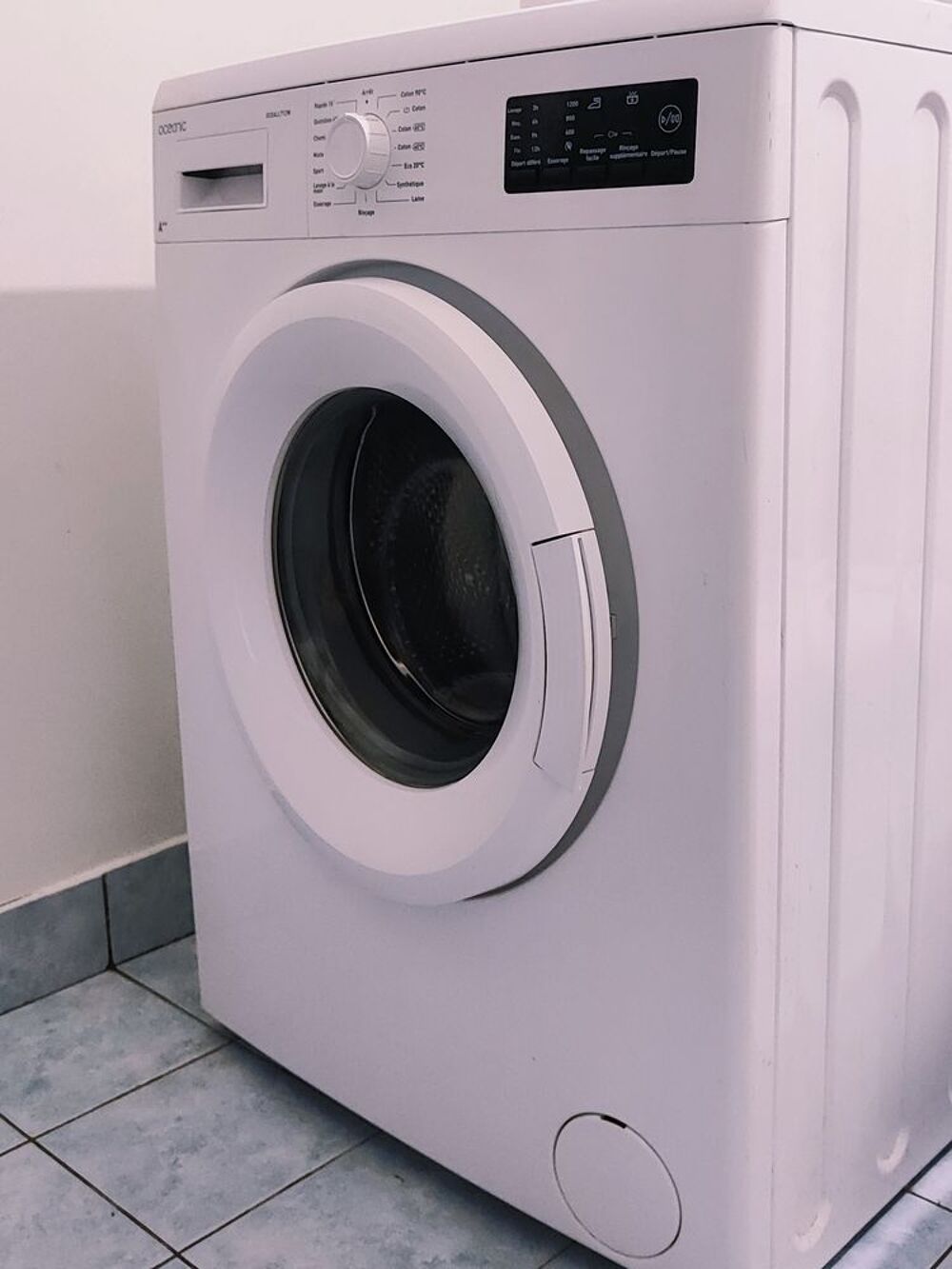 Lave-linge frontal Oceanic blanc Electroménager