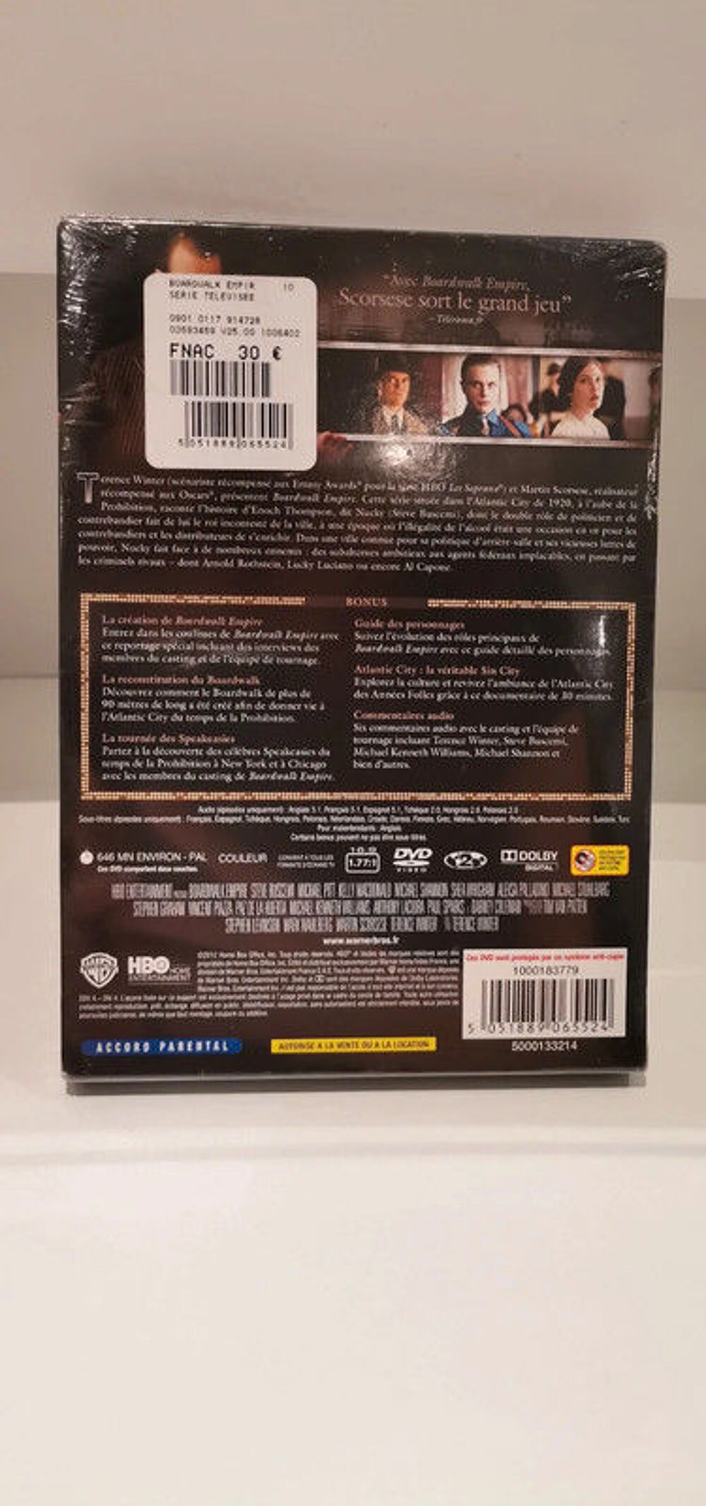 Dvd Broadwalk Empire L'int&eacute;grale de la 1&egrave;re saison DVD et blu-ray