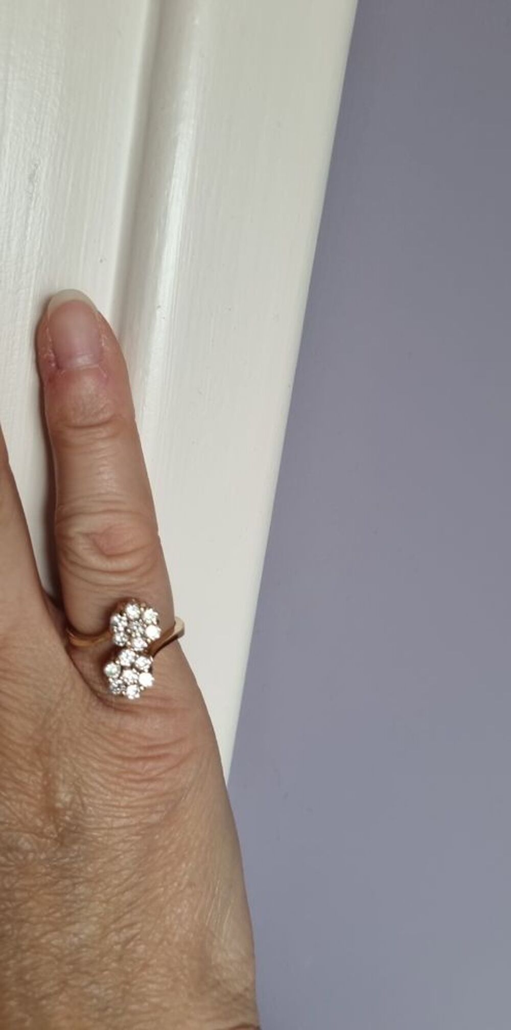 Tr&egrave;s jolie bague plaqu&eacute; or. Taille 56 Bijoux et montres