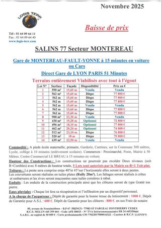  Terrain � vendre 520 m�