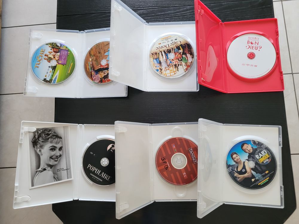 Lot de 7 DVD - Com&eacute;dies fran&ccedil;aises et film romantique DVD et blu-ray