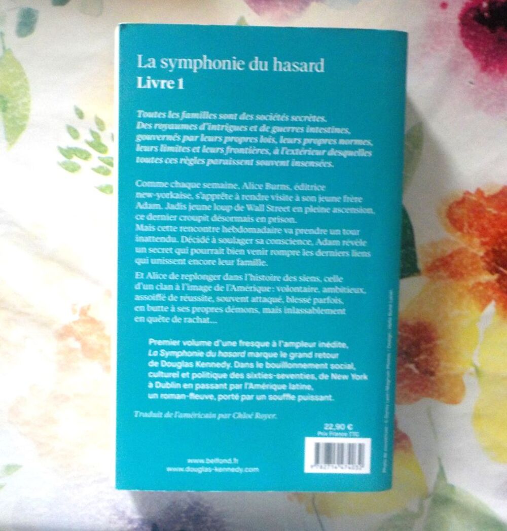 LA SYMPHONIE DU HASARD Livre 1 de Douglas KENNEDY Ed Belfond Livres et BD