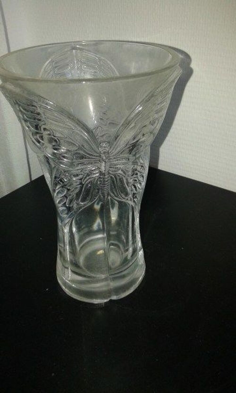 Vase vintage en cristal Décoration