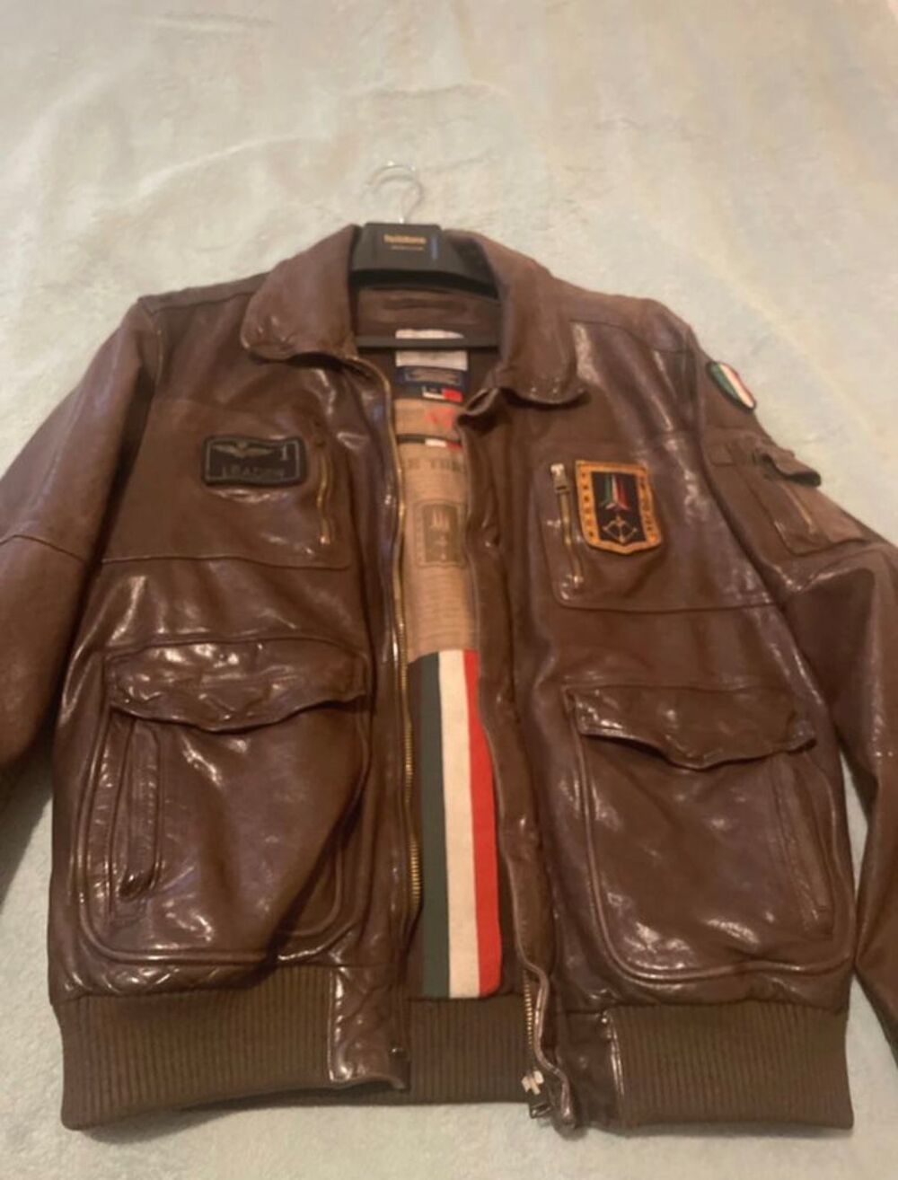 Blouson cuir italien Vêtements