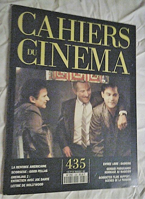3.Cahiers du Cinema . de  1990 . en   T.B.E   10 Nontron (24)