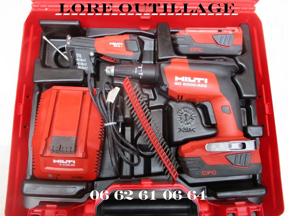 HILTI SD 5000-A22
Visseuse placo Bricolage