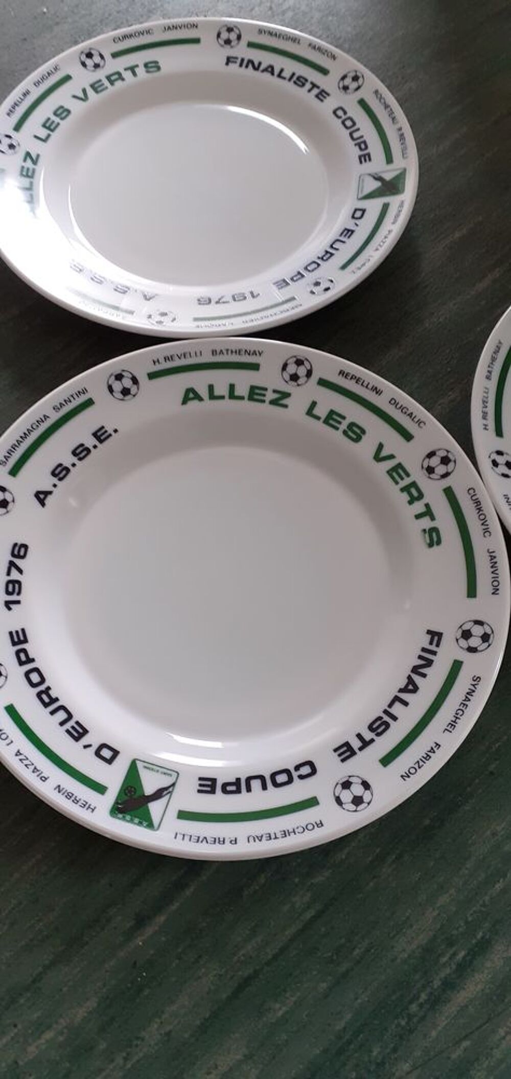 ASSIETTES ASSE COUPE D'EUROPE 