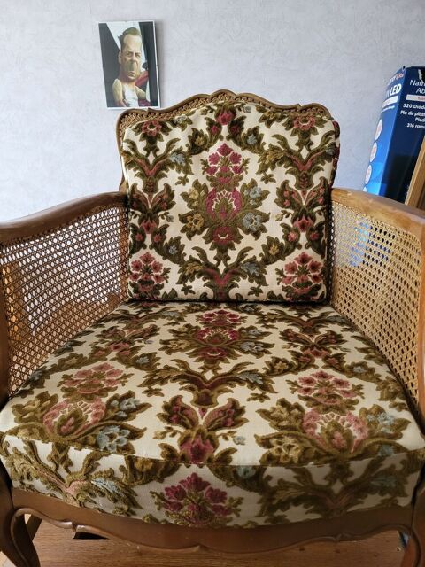 Petit fauteuil cané 50 Yutz (57)