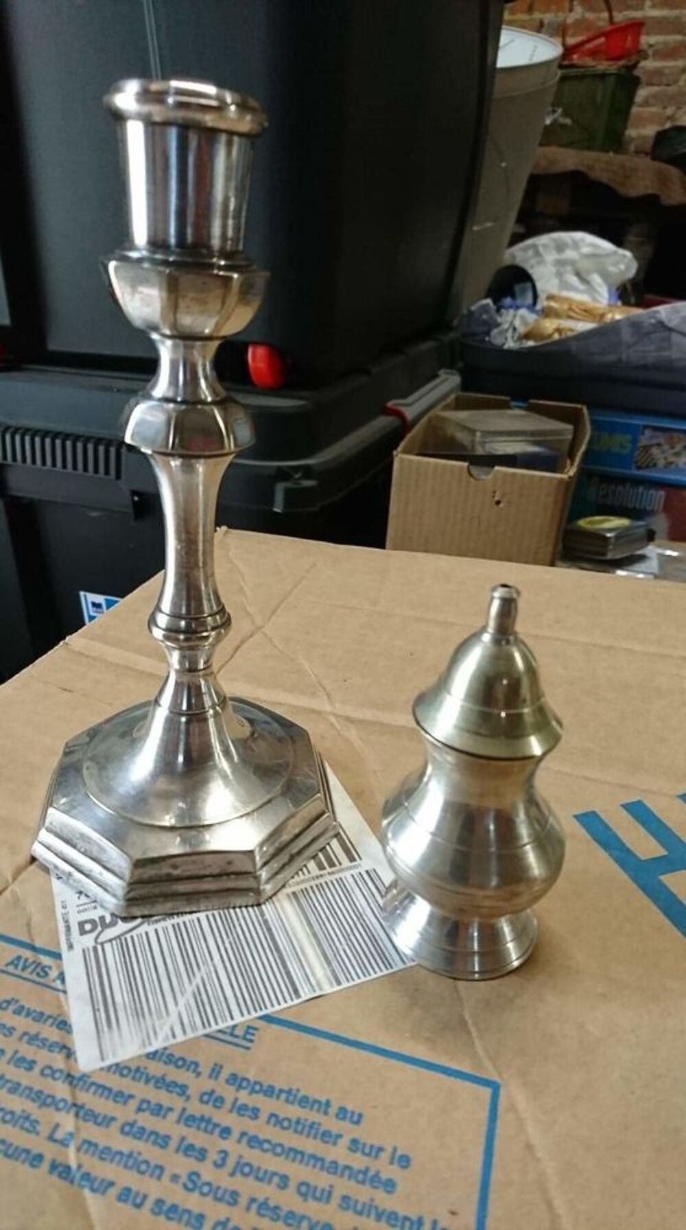 Bibelots en argent et plaqu&eacute; argent Décoration