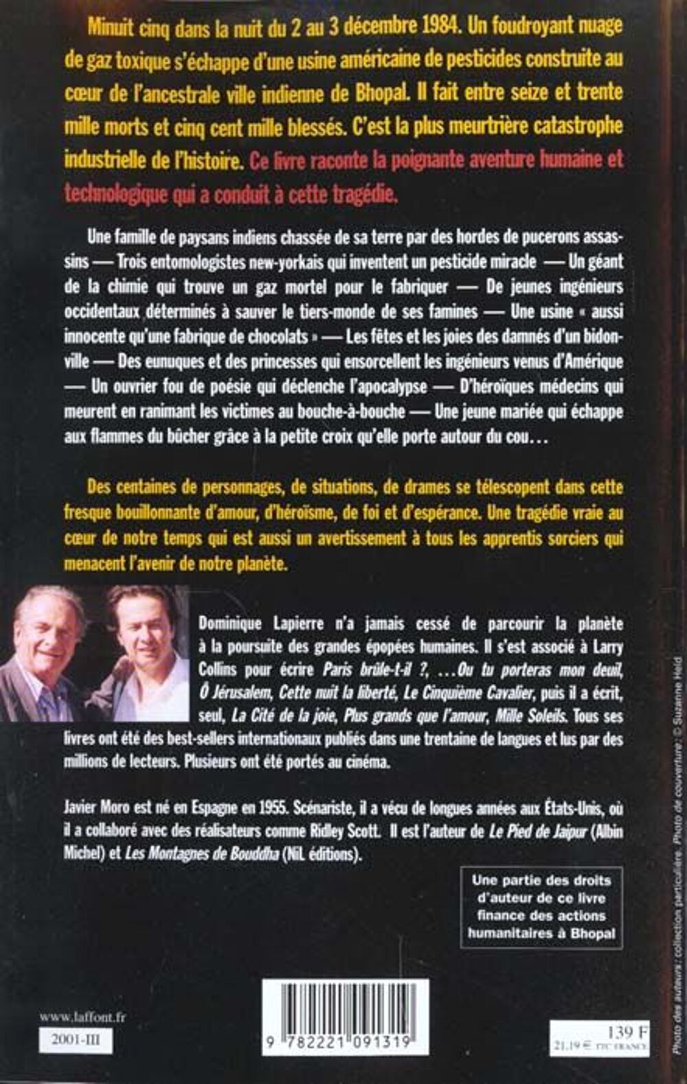 Il &eacute;tait minuit cinq &agrave; Bhopal Livres et BD