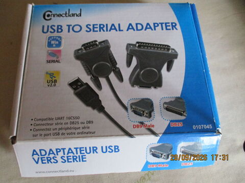 Adaptateur USB vers SÉRIE Connecland Saint-Yrieix-la-Perche (87)