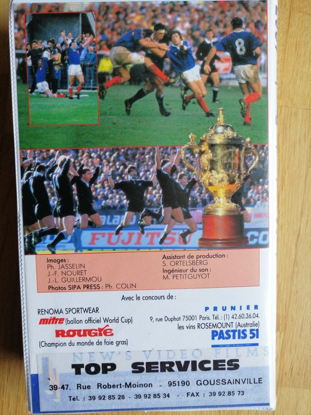 La 1ere COUP&Eacute; DE MONDE DE RUGBY 1987 Photos/Video/TV