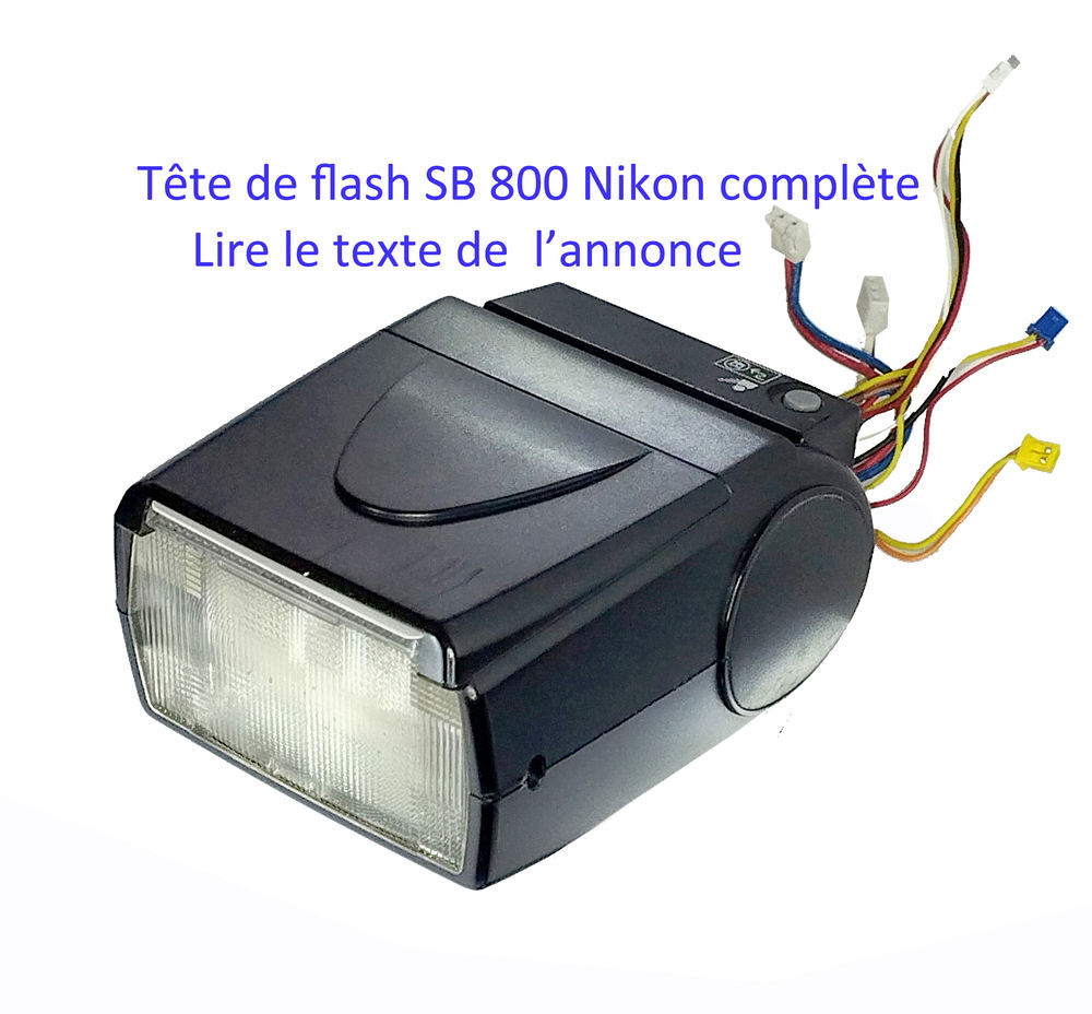  
T&ecirc;te de flash SB 800 Nikon compl&egrave;te Photos/Video/TV