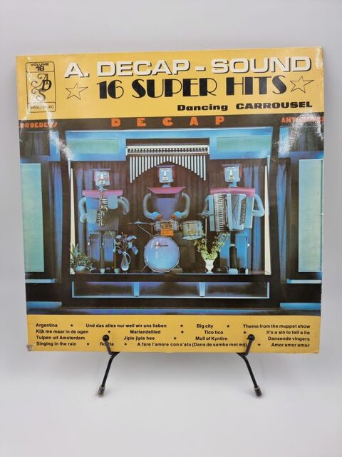 Vinyle 33 tours A. Decap-Sound 16 Super Hits Dancing... 5 Vulbens (74)