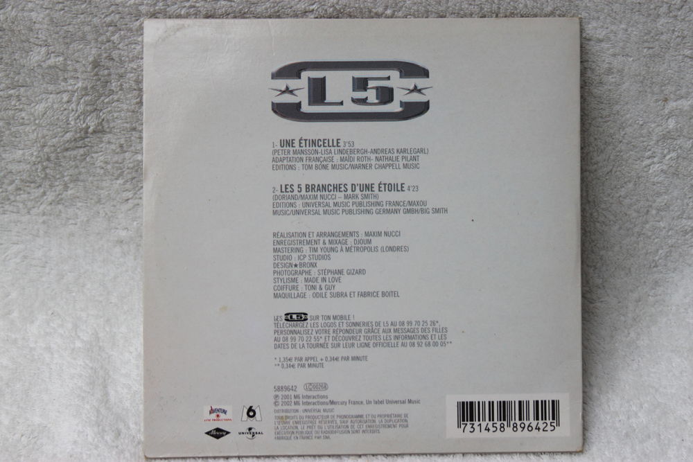 Coffret CD L5 CD et vinyles