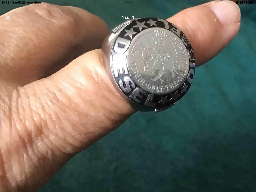 Bague diesel Bijoux et montres