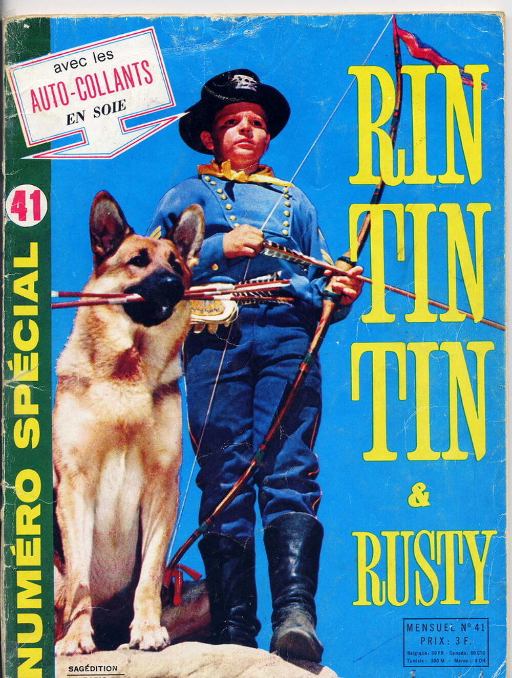 Revues RINTINTIN &amp; RUSTY anciennes (RIN TIN TIN) Livres et BD