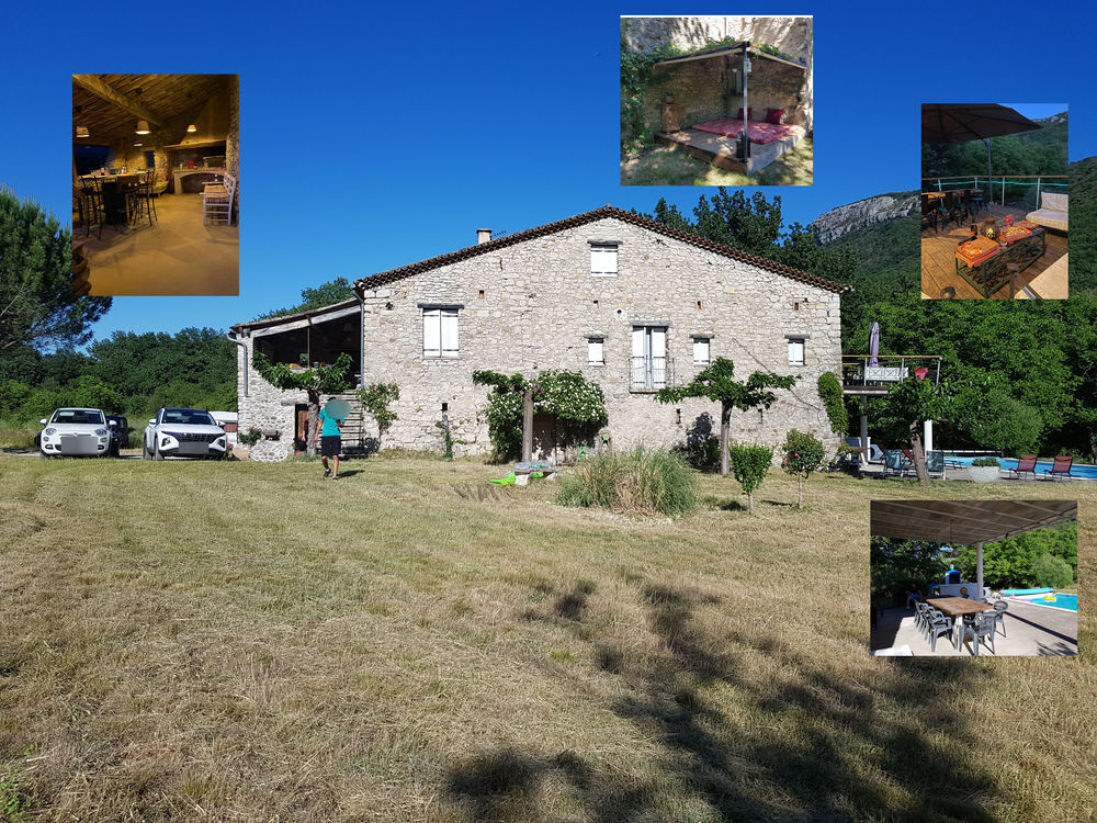   Le mas roux, mas en pleine nature, 10 per., piscine chauffée Languedoc-Roussillon, Laroque (34190)