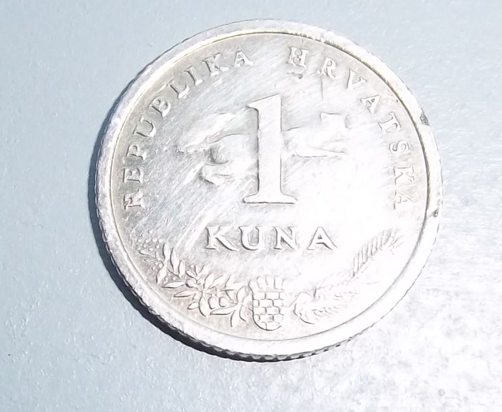 Pi&egrave;ce 1 Kuna 2007 