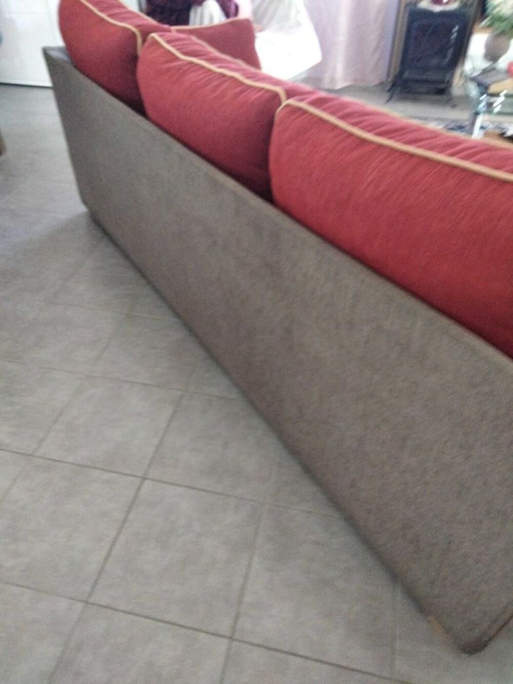 tr&egrave;s beau canap&eacute; d'angle non convertible modulable d&eacute;houssable Meubles