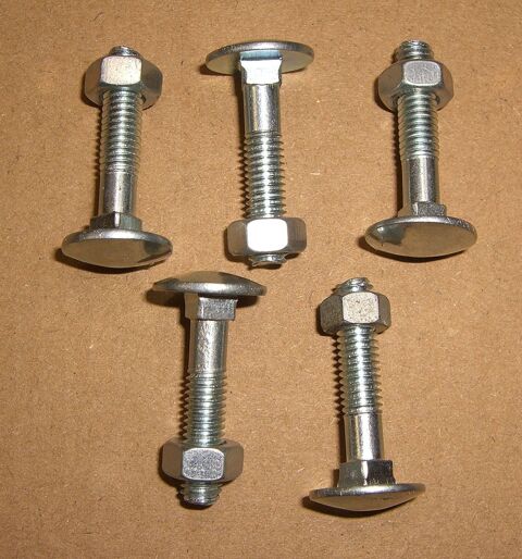 Boulons Japy tète bombée inox 6 x 30 neufs (lot de 5) 2 Balma (31)