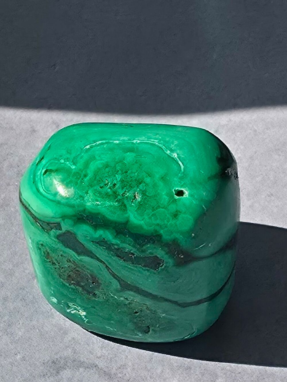 Superbe Pierre de Malachite Naturelle-Katanga RDC (14g) 