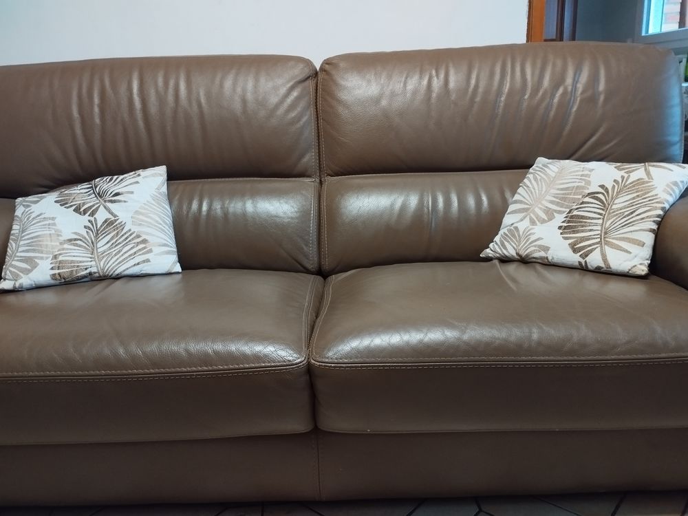 Salon en cuir de vachette Meubles