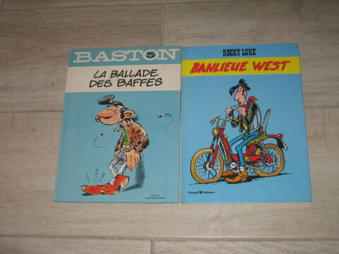 lot 2 bd BASTON + ROCKY LUKE �ditions GOUPIL parodie gaston lucky luke 25 C�zy (89)
