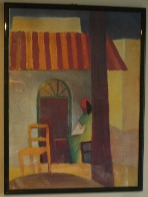 Tableau  Caf� Turc  de A Macke 23 Nancy (54)