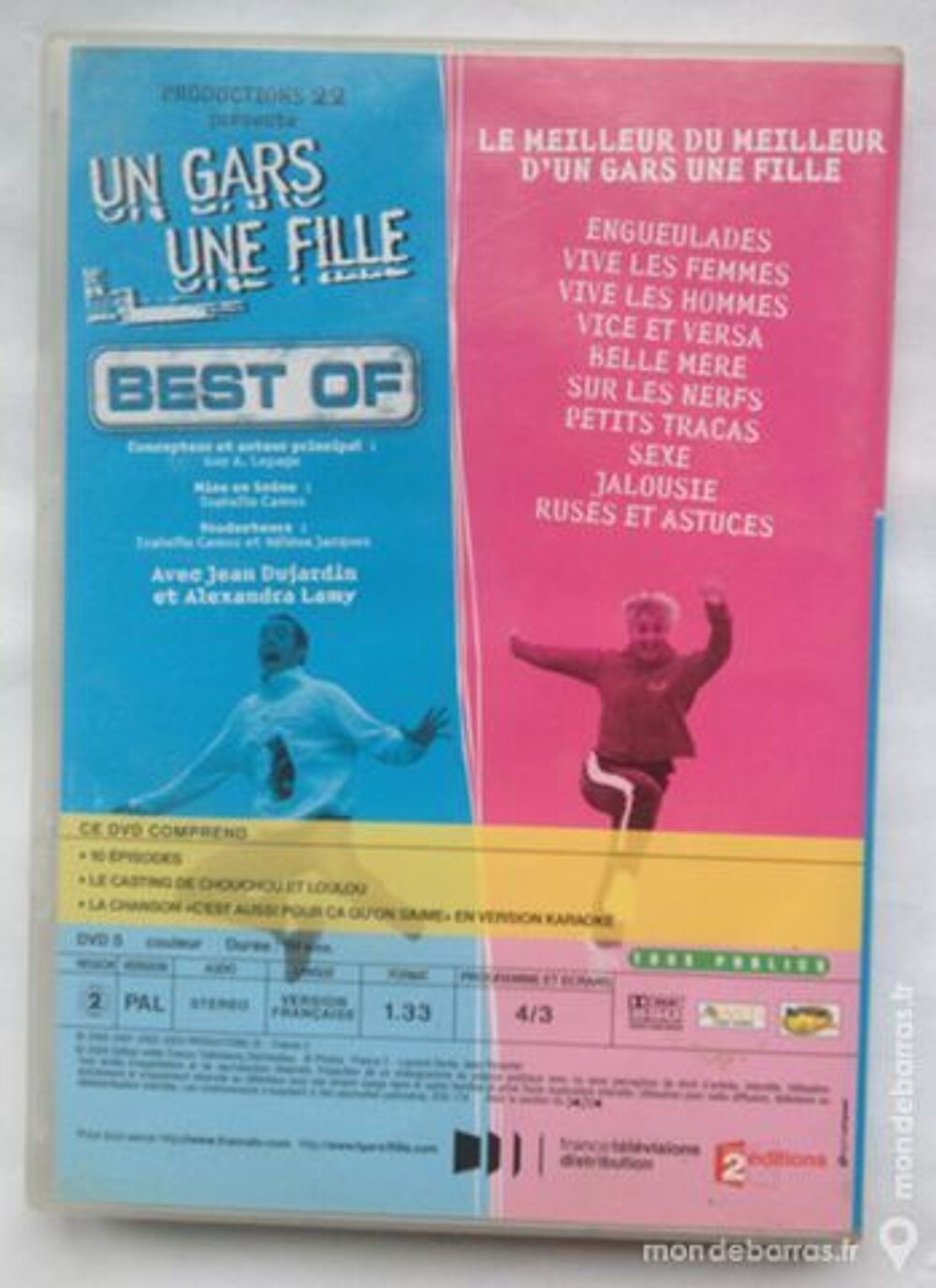 DVD vid&eacute;o un gars une fille DVD et blu-ray