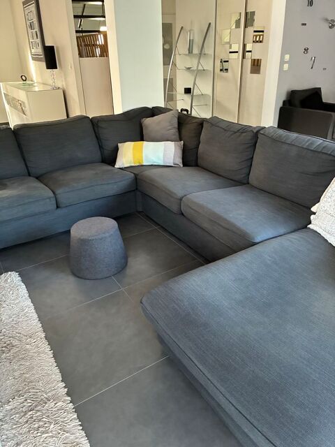 Canap angle et meridienn gris L'Appart 
 rcuprer a esvre 990 Esvres (37)