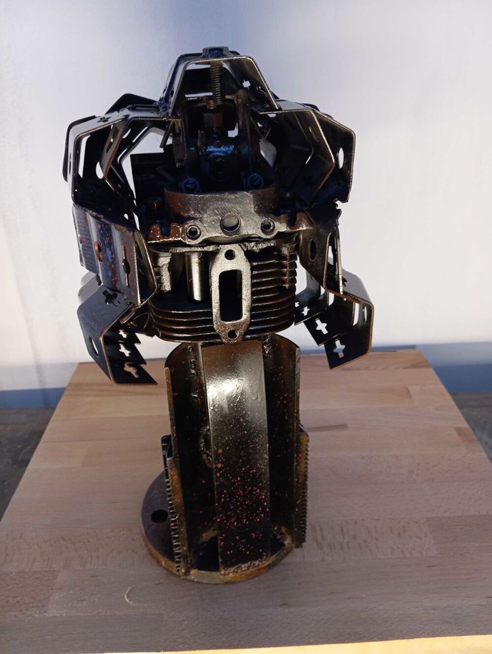 sculpture m&eacute;tal robot Décoration