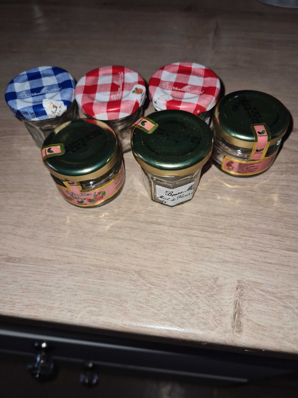 25pots/bocaux transparent+5miniatures Décoration