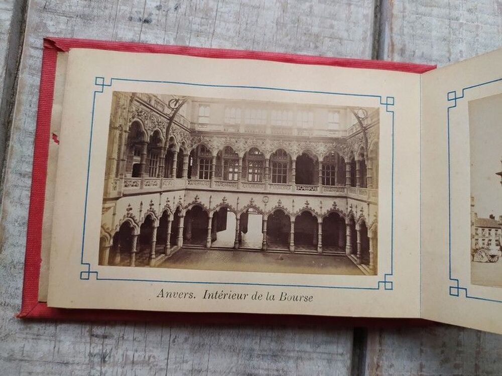 Anvers Album 12 Photographies Albumin&eacute;es XIX&egrave;me&nbsp; 