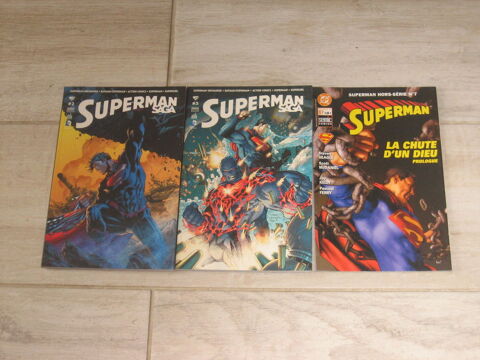 lot 3 comics SUPERMAN SAGA 2+3 urban+ SUPERMAN HORS SERIE 7 semic DC 8 C�zy (89)