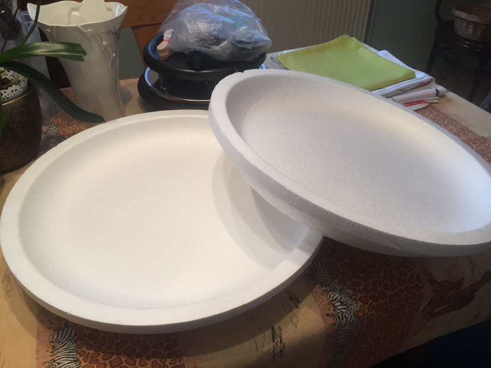 3 plateaux polysthyr&egrave;ne creux pour fruits de mer Décoration