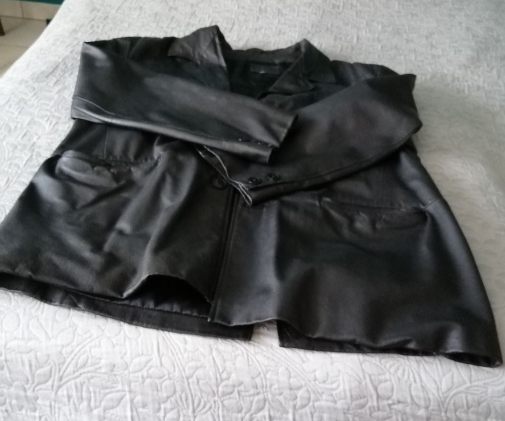 VESTE CUIR HOMME XL Vêtements