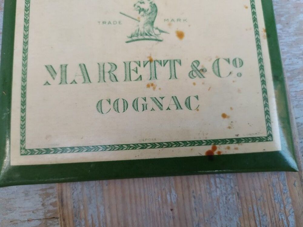 Glaco&iuml;de Publicitaire Cognac Marett &amp; Co Fine Champagne 