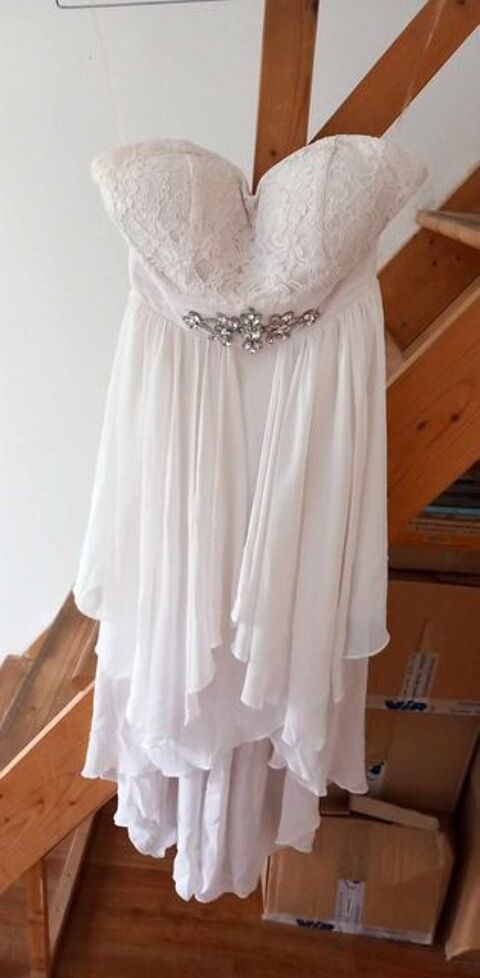 Robe bustier courte blanche 15 Touques (14)