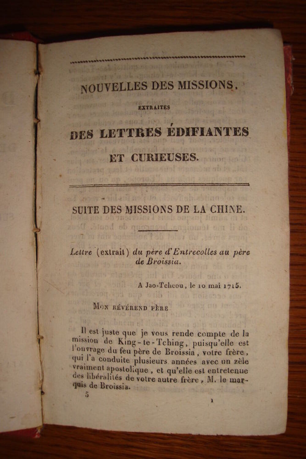 livre nouvelles des missions 1828 Livres et BD