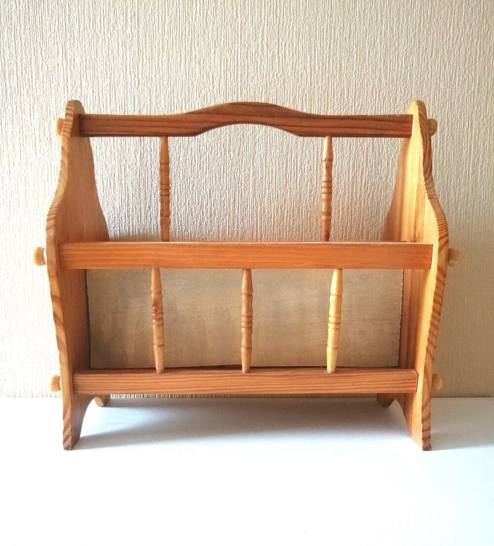 Porte livres en bois Dcoration