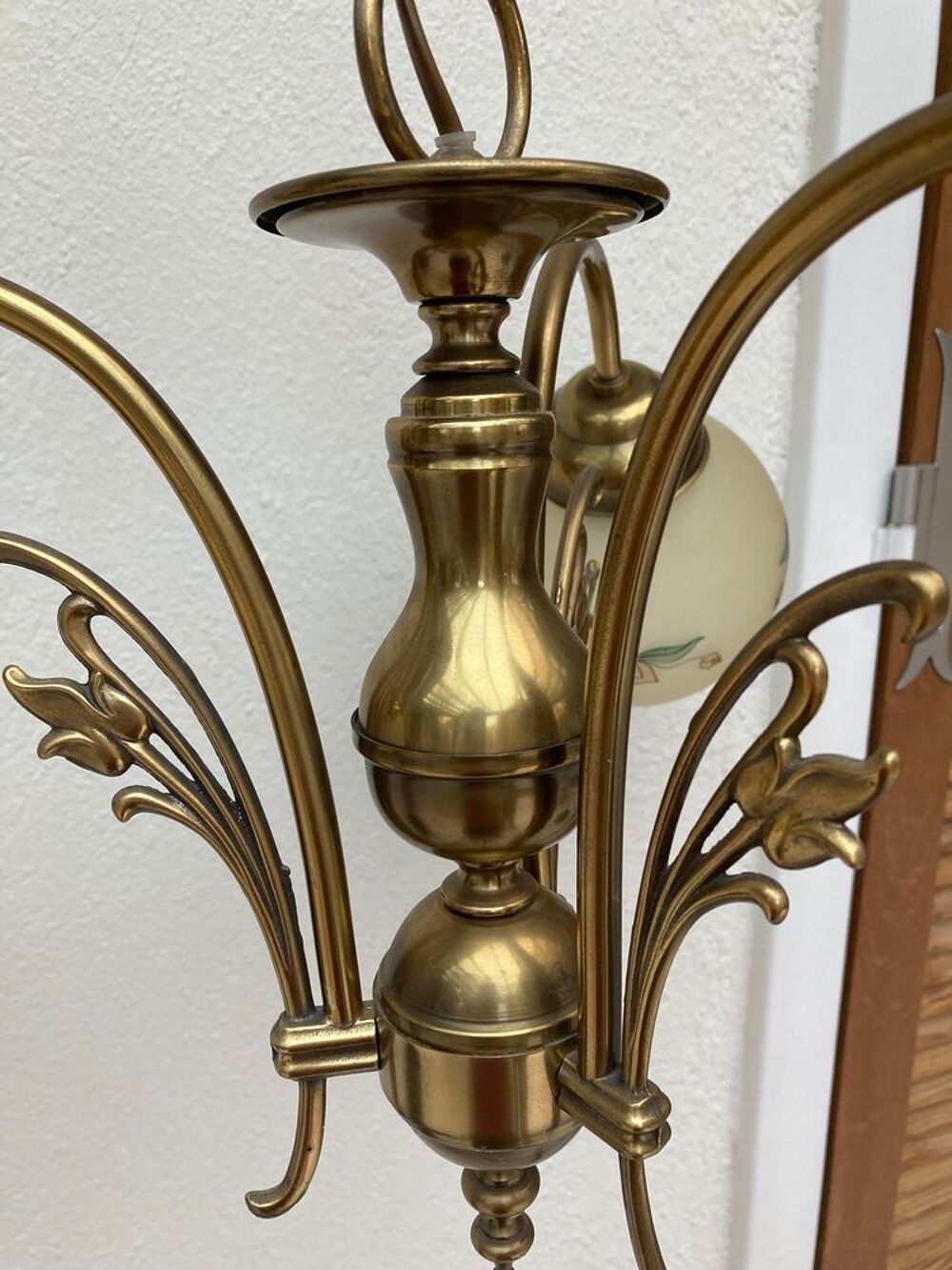 lustre en cuivre 3 branches Meubles