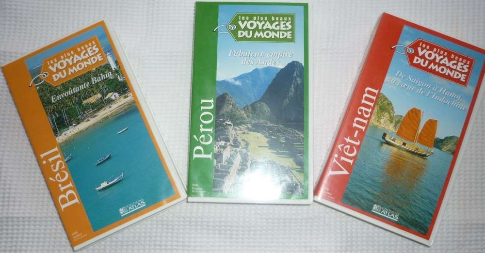 VHS "les plus beaux voyages du monde" Photos/Video/TV