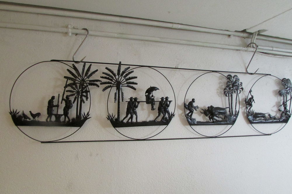 D&eacute;corations murales en fer cisel&eacute;, exotiques Décoration