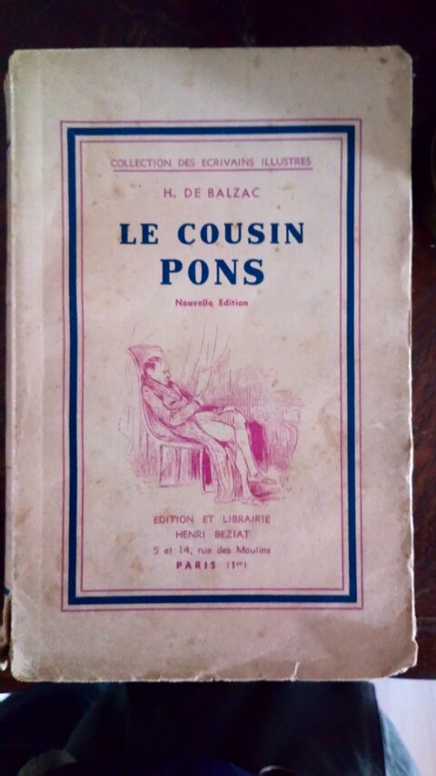 Livre Ancien - Le Cousin Pons de Balzac - �dition Illustr�e 0 Battrans (70)