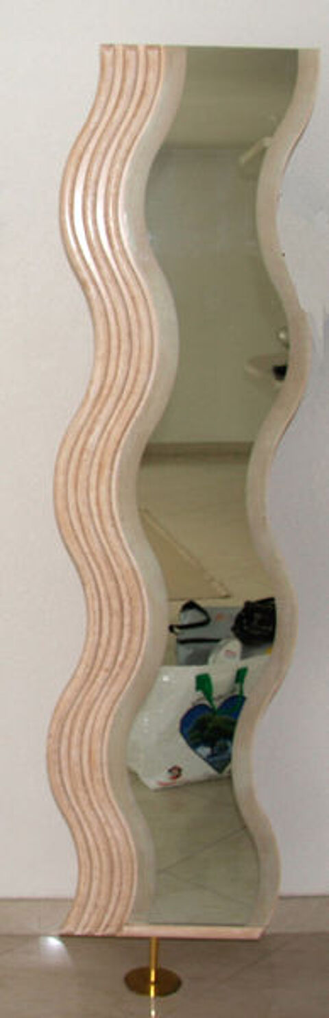 Miroirs vestiaires design contemporain en rotin 55 Messery (74)
