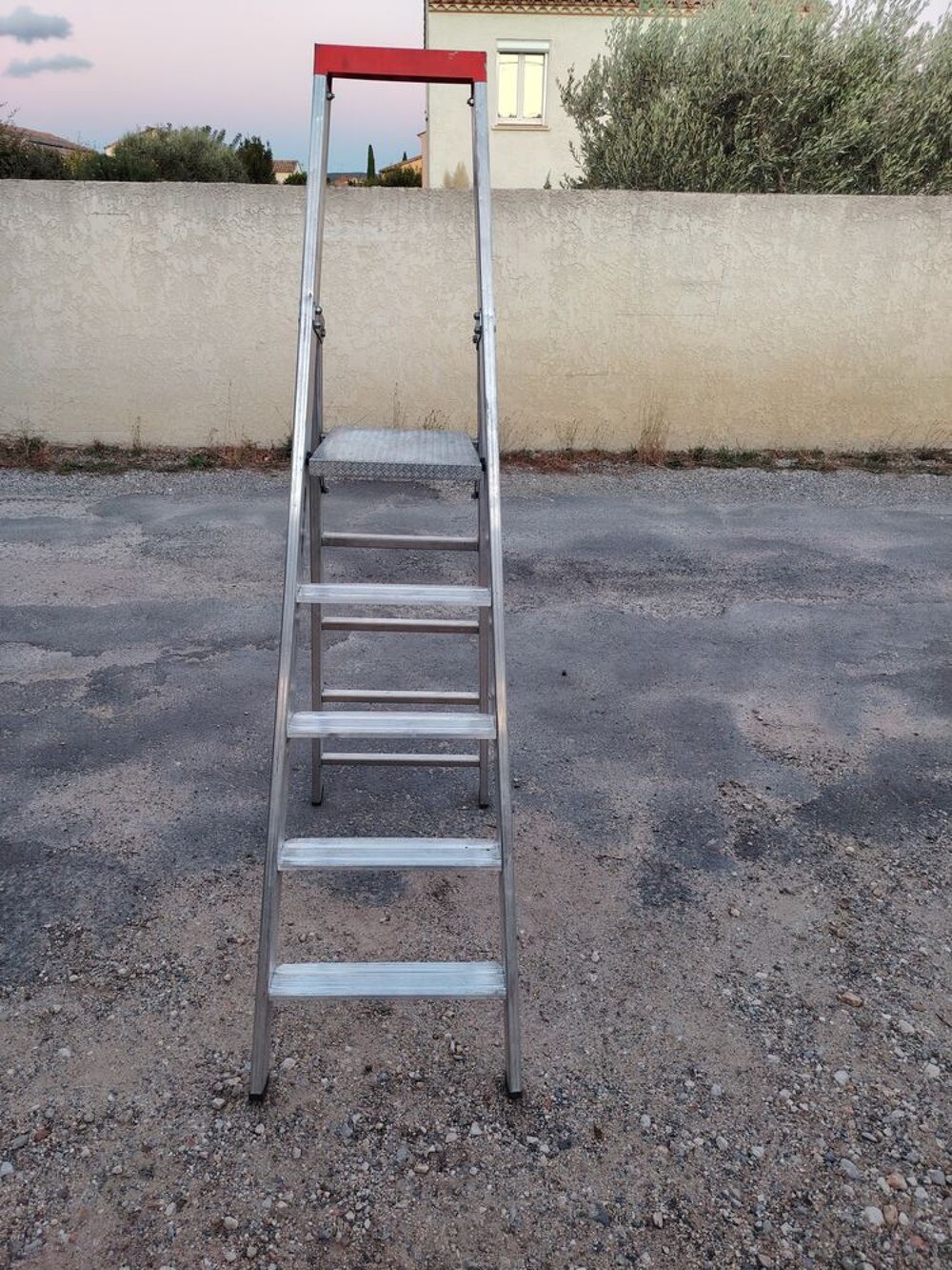 Escabeau 5 marches aluminium pro Bricolage