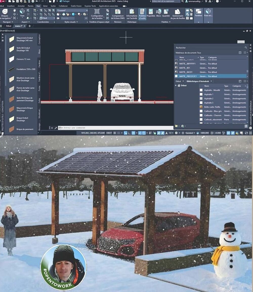   Dessinateur bâtiment & informatique 