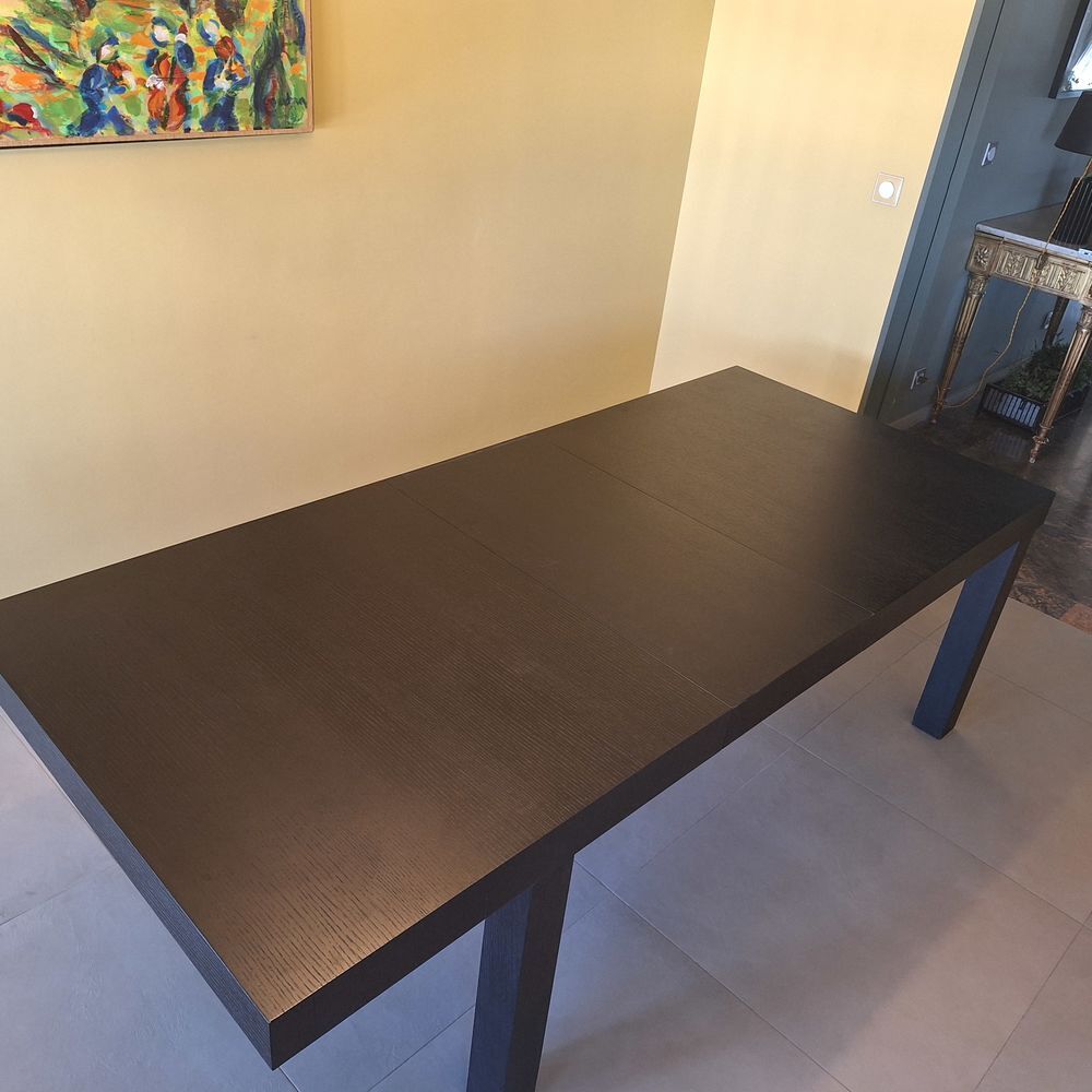 Table salle &agrave; manger HABITAT en ch&ecirc;ne de 1.71 m &agrave; 2.60m Meubles